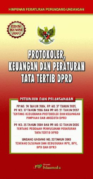 Image of Protokoler, Keuangan dan Peraturan Tata tertib DPRD