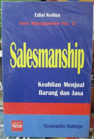 Image of Salesmanship : keahlian menjual barang dan jasa
