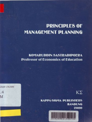 Image of Principles of Management Planning