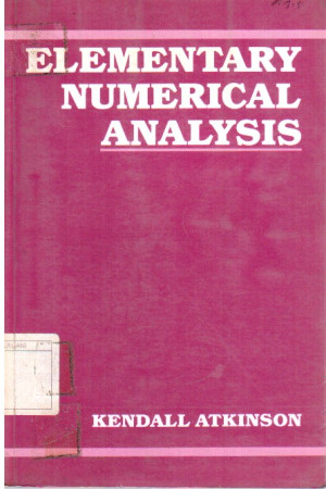 Image of Elementary Numerical Analysis