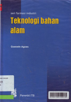Image of Teknologi Bahan Alam