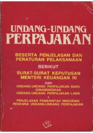 Image of Undang-undang perpajakan